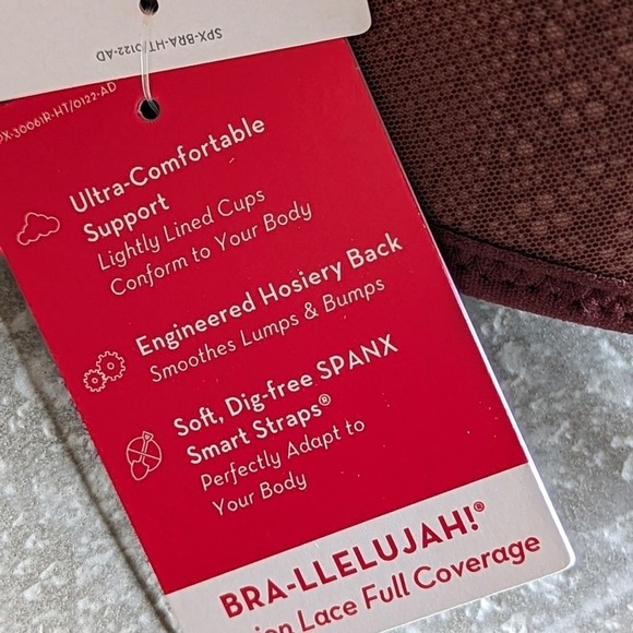 SPANX‎ Bra-llelujah Back Smoothing Front-Close Bra Brown 38D NWT - Picture 5 of 10